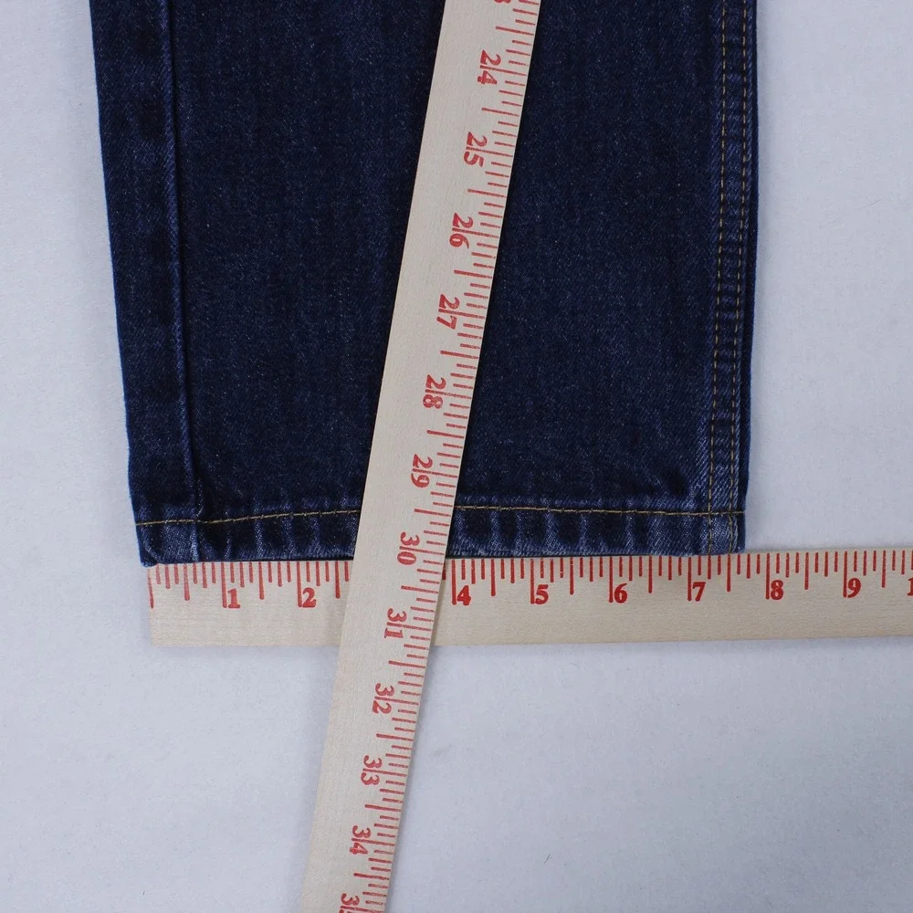 Levi's 505 Regular Fit Men's Jeans Size 32x30 Dark Wash Rinse Blue Denim